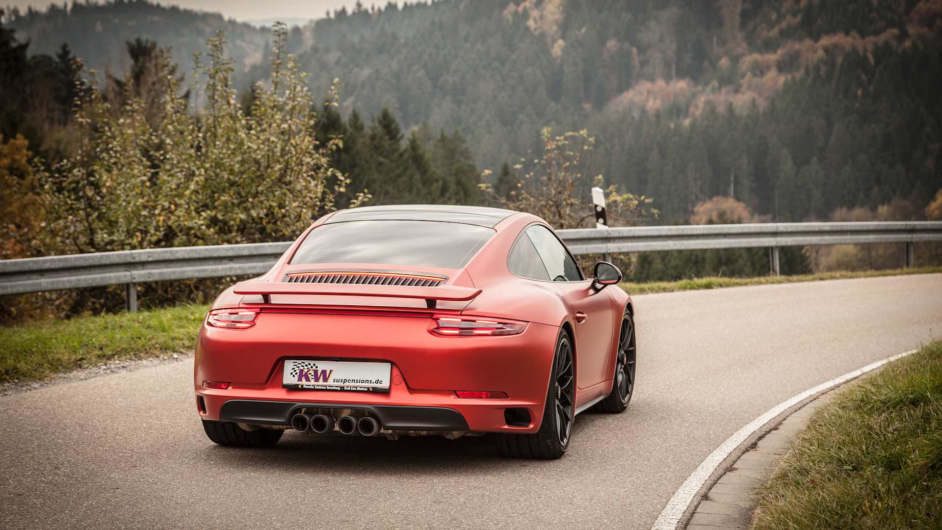 Porsche 991 lowered ❘ KW suspensions